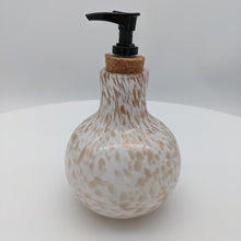 Load image into Gallery viewer, Soap bottle with pump - White with Gold all over

