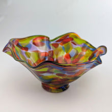 Load image into Gallery viewer, Wavy rainbow bowl
