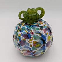 Load image into Gallery viewer, Hand blow glass pumpkin - spring mix
