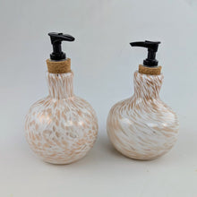 Load image into Gallery viewer, Soap bottle with pump - White with Gold all over
