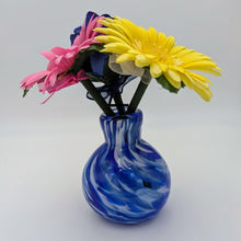Load image into Gallery viewer, Small Blue Mix bud vase
