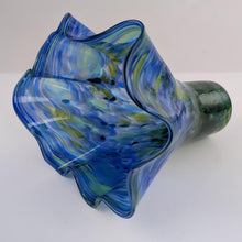 Load image into Gallery viewer, Hand Blown Glass Vase - Eart mix
