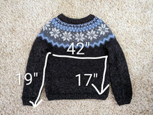 Load image into Gallery viewer, Hand knit Icelandic wool sweater
