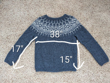 Load image into Gallery viewer, (Copy) Hand knit Icelandic wool sweater
