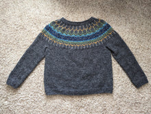 Load image into Gallery viewer, Hand knit Icelandic wool sweater
