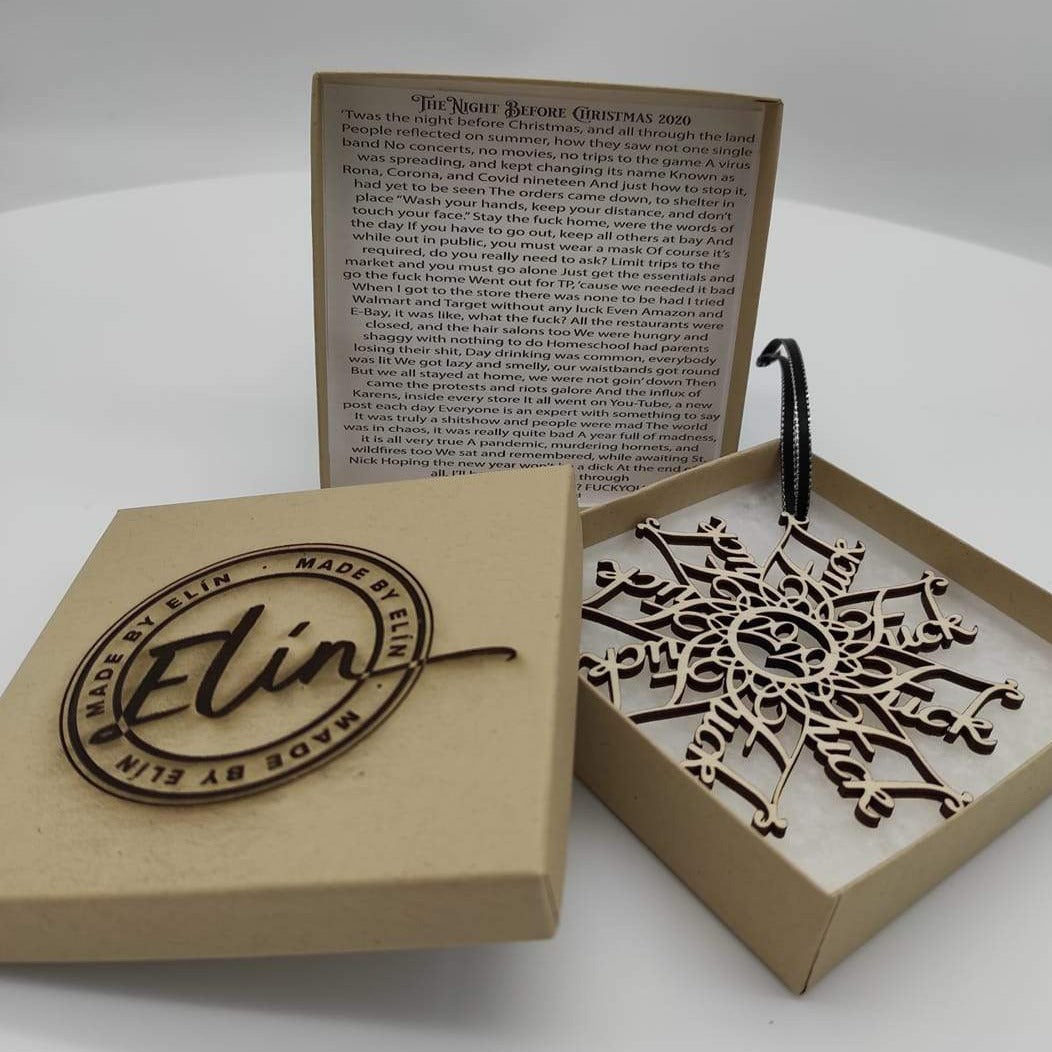 2020 Ornament with Box & Poem