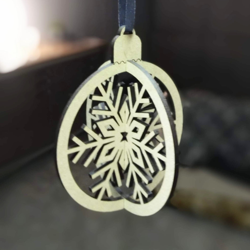 3D snowflake Ornament