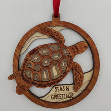 Load image into Gallery viewer, Seas &amp; Greetings Ornament
