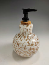 Load image into Gallery viewer, Soap bottle with pump - White with Gold all over
