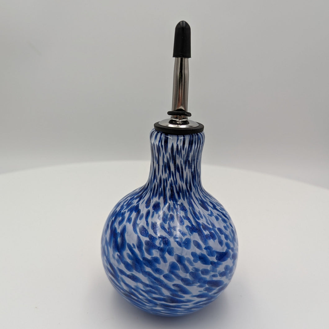 Oil bottle with cap - blue aventurine